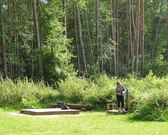 bivakzone de steenberg paalkamperen meerdaalwoud paalcamping